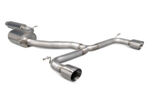 Scorpion Exhaust Resonated GPF-Back System Daytona Tailpipe Volkswagen Golf Mk7.5 GTI TCR GPF Model 2019-2020