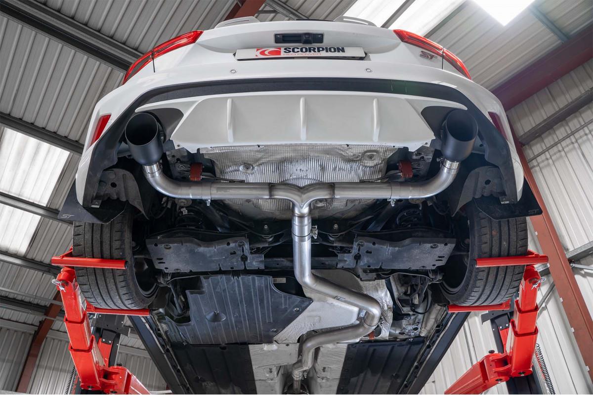 Scorpion Exhaust Predator GPF-Back System Daytona Ceramic Ford Focus ST Mk4 2019-2025