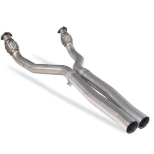 Scorpion Exhaust Front Resonator delete with flex pipes Audi RS6 C7 4.0 TFSI Biturbo Quattro 2012-2018