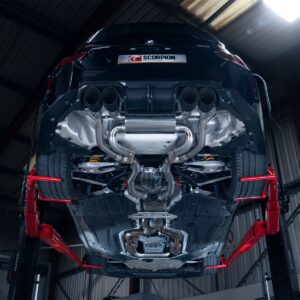 Scorpion Exhaust Half System Black Ceramic Daytona Trims BMW M2 G87 GPF Model 2022-2026