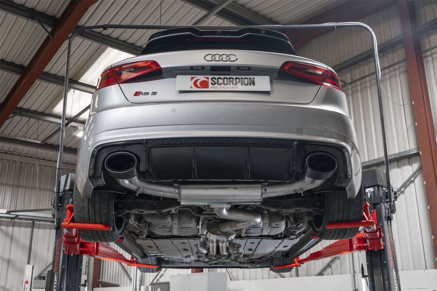 Scorpion Exhaust Resonated Cat-Back With Valves Audi RS3 8V Sportback Pre-Facelift 2015-2017
