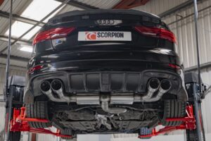 Scorpion Exhaust Resonated Cat/GPF Wit Valves Audi S3 Saloon 8V 2013-2020