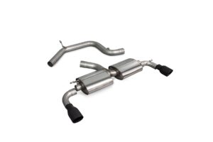 Scorpion Exhaust Non-Res Cat-Back Black Trims Volkswagen Golf GTI Mk6 Edition 35 2009-2013