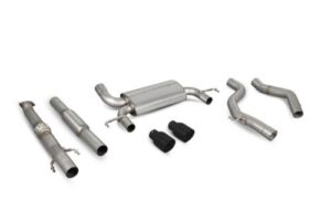 Scorpion Exhaust Res Cat-Back (Black) Vauxhall Corsa E VXR 2015-2018