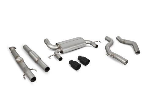 Scorpion Exhaust Res Cat-Back (Black) Vauxhall Corsa E VXR 2015-2018