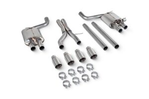 Scorpion Exhaust Cat-Back Valved System Daytona Tailpipe Jaguar F Type R 5.0 Convertible RWD & AWD 2014-2019