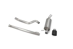 Scorpion Exhaust Non-Res Cat-Back (Black) Renault Twingo RenaultSport 133 2008-2013