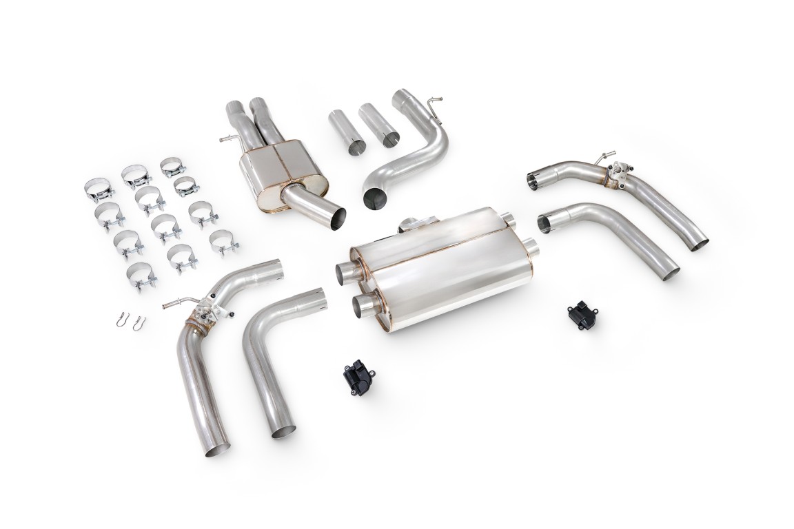 Scorpion Exhaust Resonated GPF-Back System With Valves OE Fitment Tailpipe Audi RS3 8Y Sportback 2021-2026