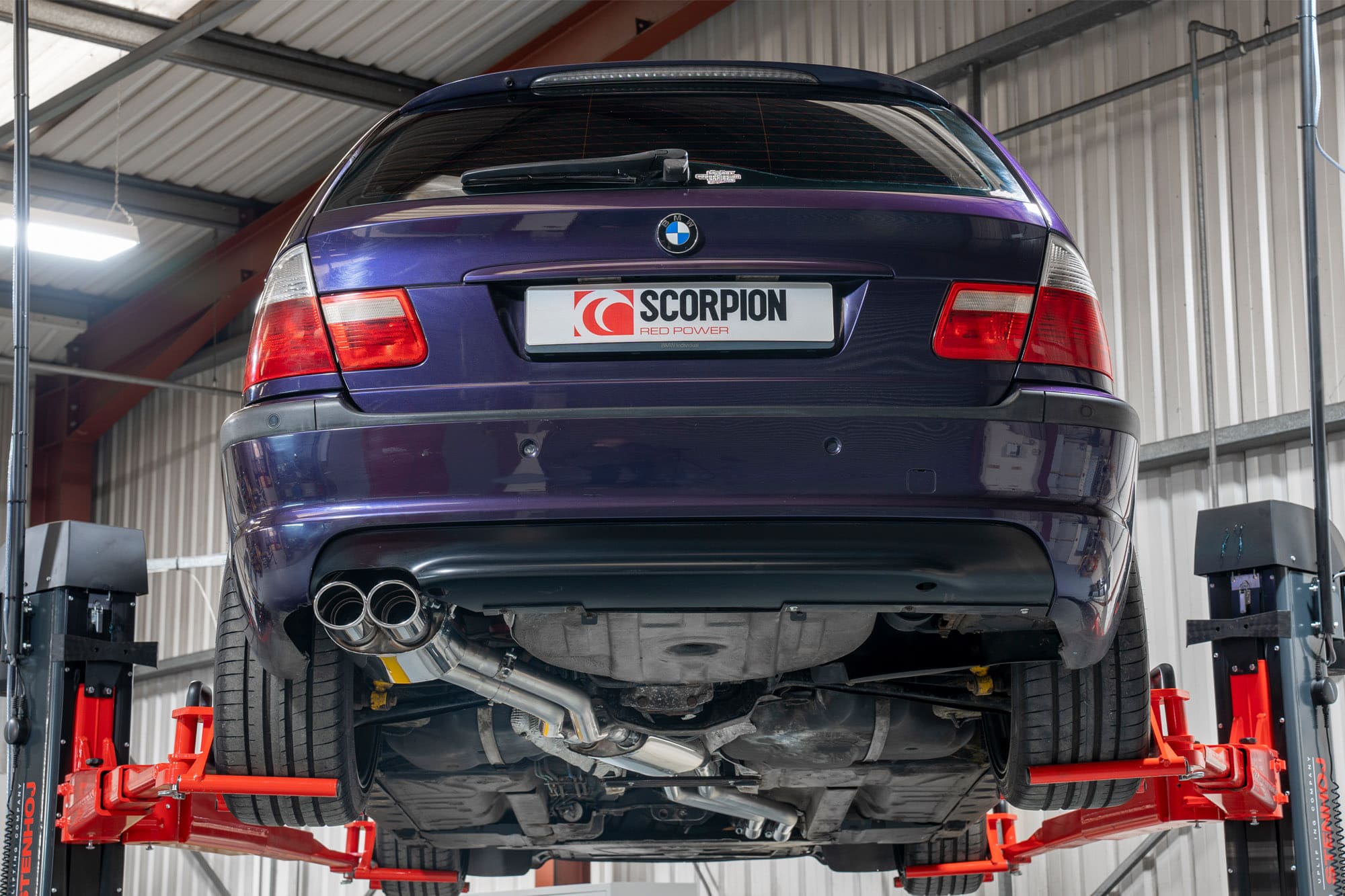 Scorpion Exhaust Cat-Back System Monaco Tailpipe BMW 320 E46 RWD Petrol 2000-2006
