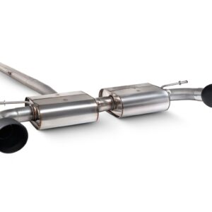 Scorpion Exhaust Non-Resonated GPF-Back System Non Valved Daytona Black Ceramic Tailpipe Hyundai Kona N 2021-2023