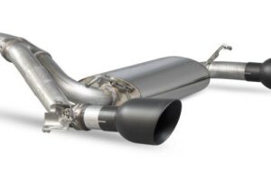 Scorpion Exhaust Cat-Back Valved (Black) Ford Focus MK3 RS Non-GPF Model 2016-2019