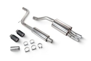 Scorpion Exhaust Resonated GPF-Back System Ascari Tailpipe Volkswagen Polo GTI AW (GPF MODEL) 2018-2026