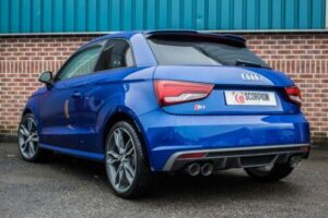 Scorpion Exhaust Res Cat-Back Valved Audi S1 2.0 TFSi Quattro 2014-2018