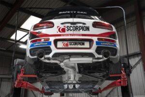 Scorpion Exhaust GPF Back Polished Trims Mini Cooper S Clubman F54 Excludes JCW and ALL4 models 2019-2024