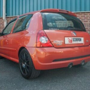 Scorpion Exhaust Res Cat-Back Renault Clio MK2 2.0 182 2003-2006