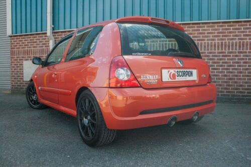 Scorpion Exhaust Res Cat-Back Renault Clio MK2 2.0 182 2003-2006