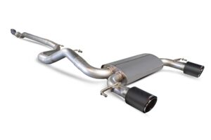 Scorpion Exhaust Non-Res Cat-Back (Black) Vauxhall Corsa E VXR 2015-2018