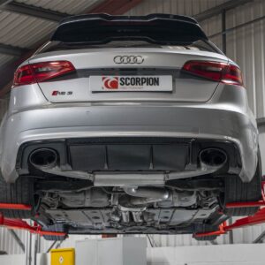 Scorpion Exhaust Res Cat-Back Without Audi RS3 8V Sportback Pre-Facelift 2015-2017