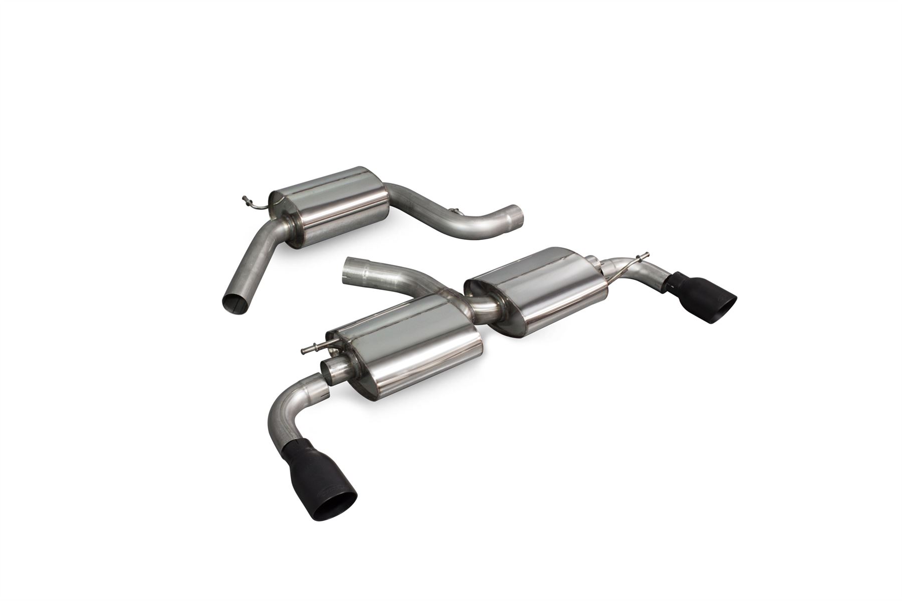 Scorpion Exhaust Resonated Cat-Back System Black Volkswagen Golf GTI Mk6 Edition 35 2009-2013