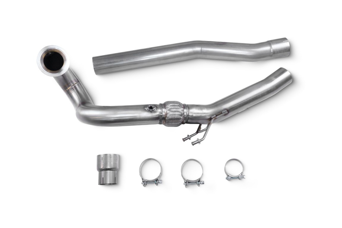 Scorpion Exhaust De-Cat Turbo Downpipe Volkswagen Golf MK8/MK8.5 R ROW 2019-2026